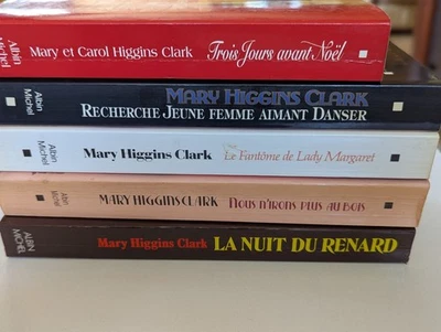 5 livres de Mary Higgins Clark - Photo 1/4