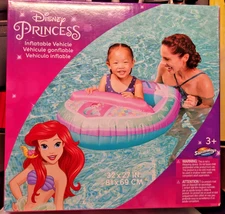 Disney Princess Inflatable Boat / Little Mermaid / Ariel / Swimming Pool / Party