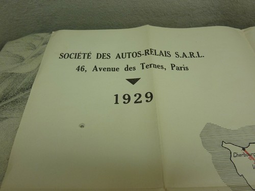 1929 Map of France Shell Oil - Picture 3 of 12