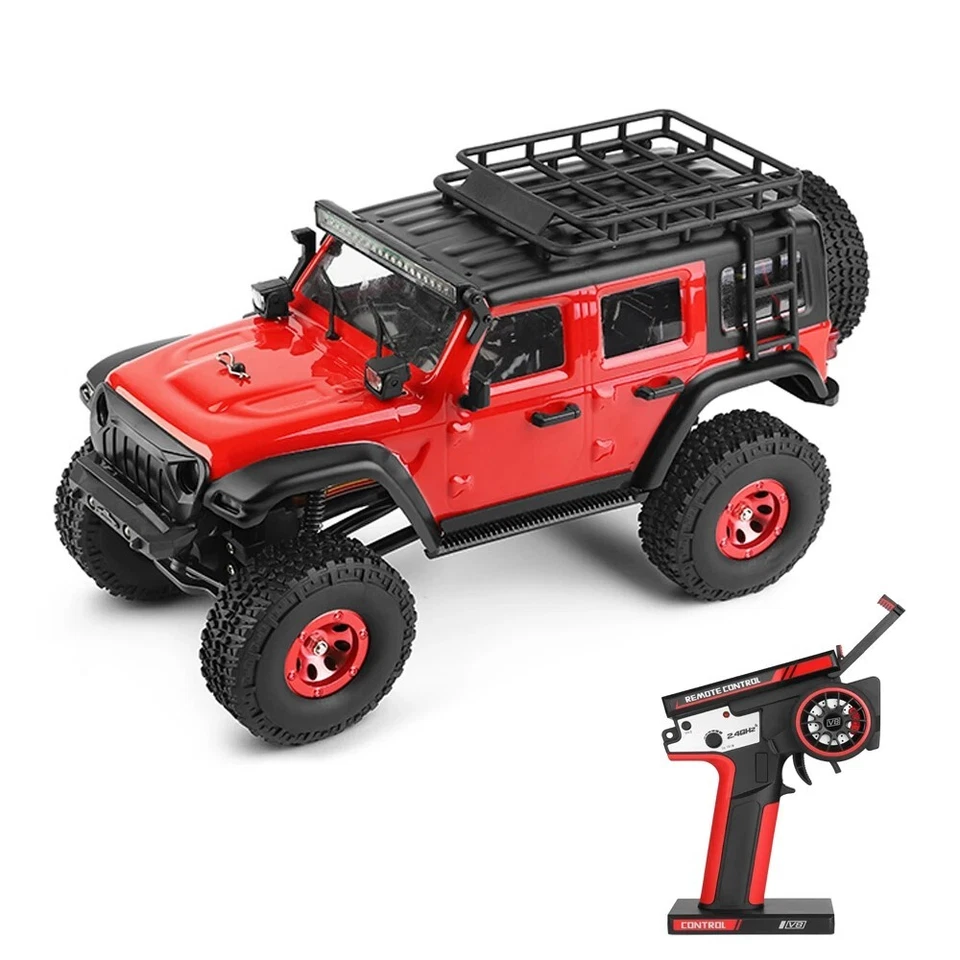 1/24 RC Pickup 4WD 4x4 Remote Control Rock Off Road Crawler Car Model RTR Toys - Image 2 of 4