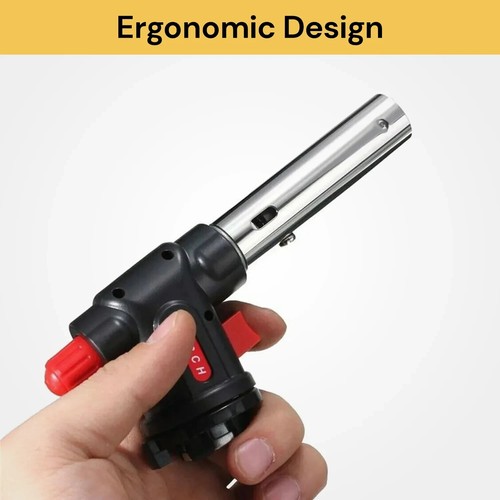 Butane Gas Blow Torch Camping Iron Welding Soldering Fire Lighter Frame Gun AU - Picture 7 of 14