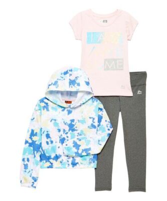 $50 Rbx Teal Queen & White Abstract 'I Am Awesome' Hoodie Set Teal L(6X) NWOT