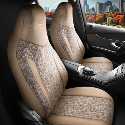 Sitzbezüge passend für für Skoda Rapid Beige-Grau Pilot 14.3