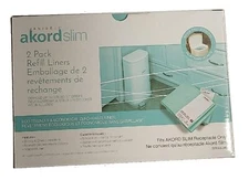 Adult Diaper Disposal Waste Bags Pack of 2 Fits Akord Slim Receptacle