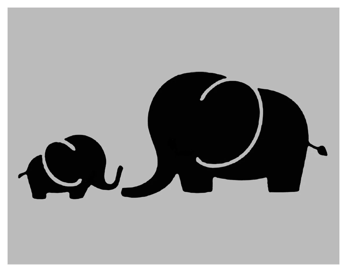Elephant Stencil
