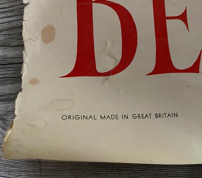 Original 1964 BEATLES POSTER LONDON PALLADIUM Royal Command