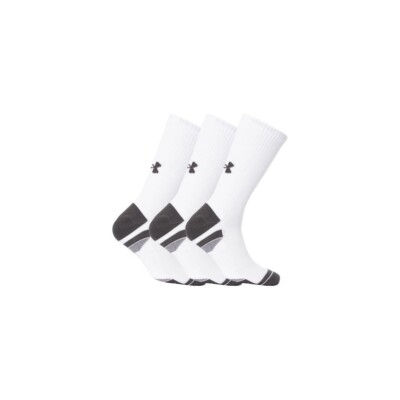 3 PAAR SOCKEN SOCKEN HERREN/DAMEN UNDER ARMOUR 1379512 100 PERFORMANCE TECH WEISS