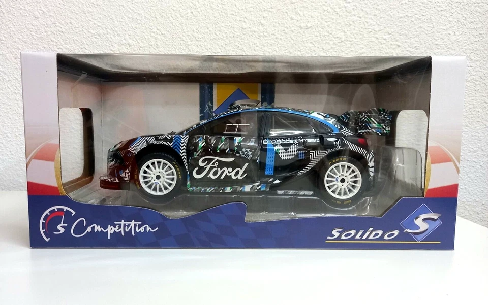 PROMO Ford Puma Rallye Loeb Test M-SPORT 2021 1/18 Solido Nuovo Scatola Origi... - Immagine 2 di 4