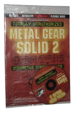 METAL GEAR SOLID 2 - Sons of Liberty Game Shark Strategy Guide Book w/ 2 CD's
