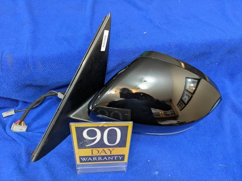 black 2014-2022 LAND RANGE ROVER SPORT L494 LEFT DRIVER REAR VIEW MIRROR camera