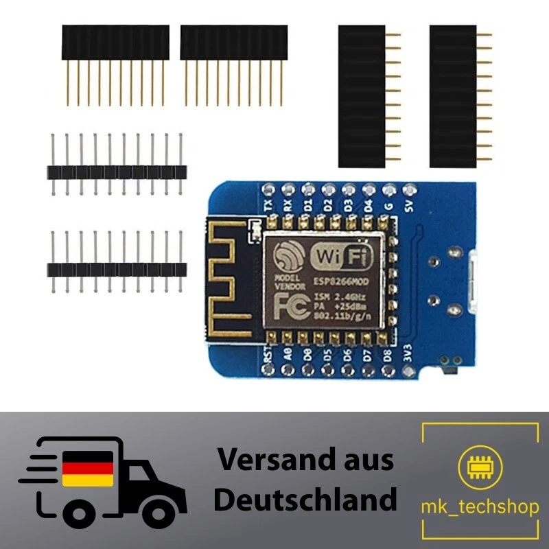 ESP8266 D1 Mini CH340 Type C WiFi Entwicklungsboard IoT NodeMCU