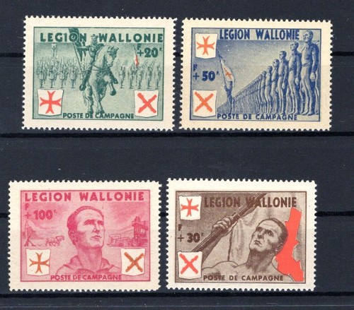 Feldpost Legione Wallonica I/V Perfect ** MNH Mint 200EUR (CA5500)