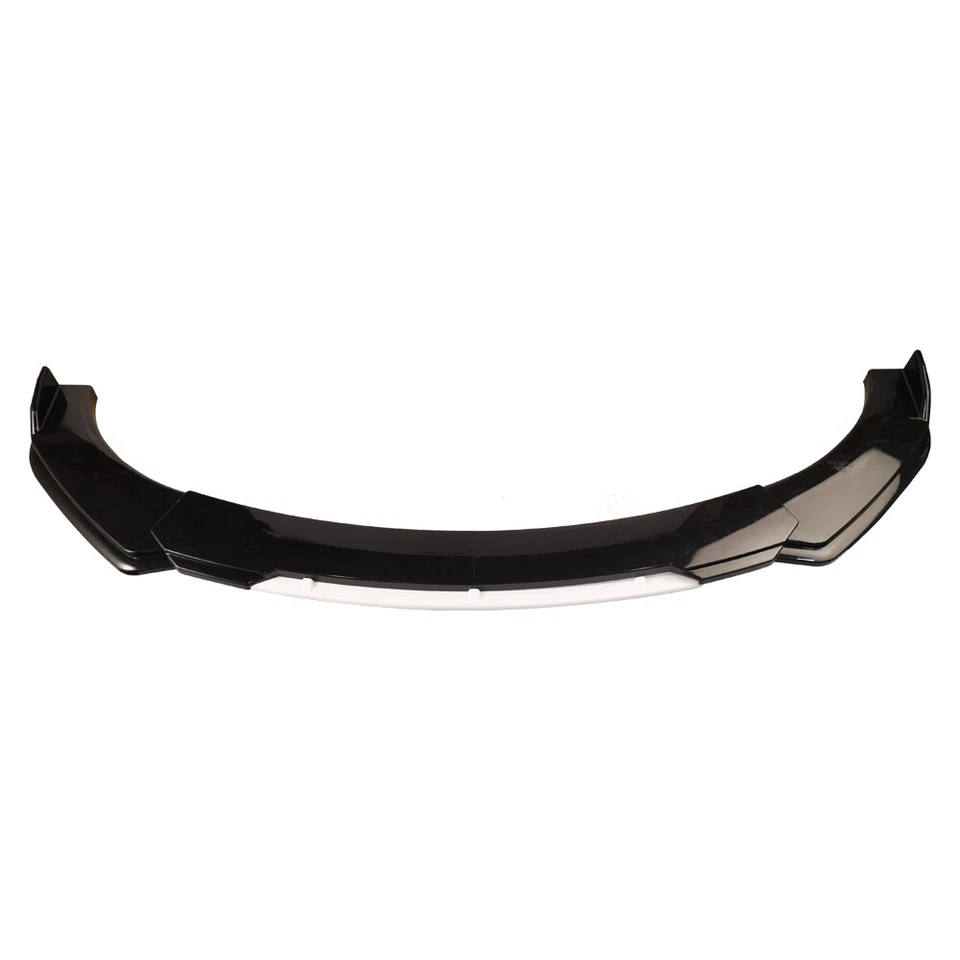 Black White Front Bumper Lip 86" Side Skirt Rear Bumper Lip For Lincoln MKZ - Image 3 of 4