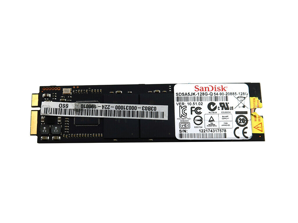 SANDISK 128GB SSD 54-90-20885-128G FOR ASUS UX21 UX31 TAICHI SANDISK 128GB SSD 54-90-20885-128G FOR ASUS UX21 UX31 TAICHI