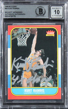 Kurt Rambis Signed 1986-87 Fleer #89 Inscribed 
