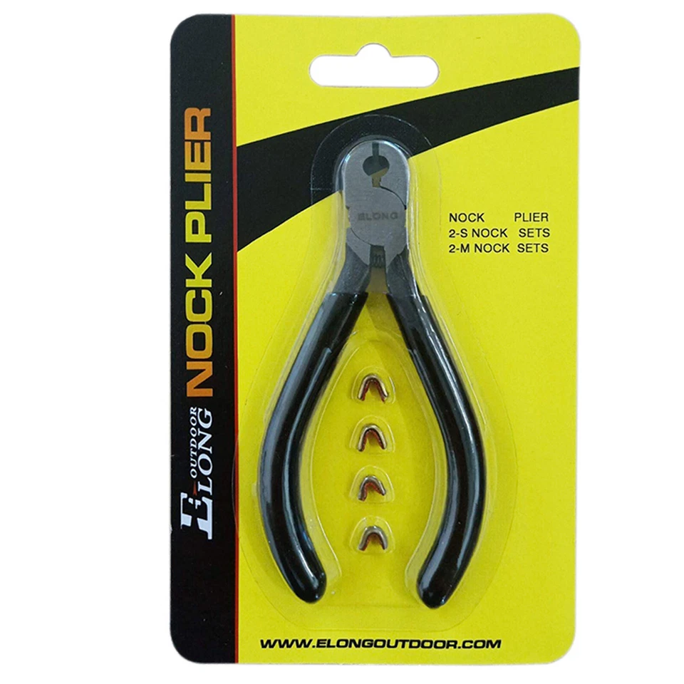 Archery T Shape Bow Square Ruler+ String Nocking Points Pliers Strings Knock Set - Image 4 of 4