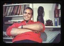 Harry Belafonte Vintage 1960's Home Photo Shoot Original 35mm Transparency
