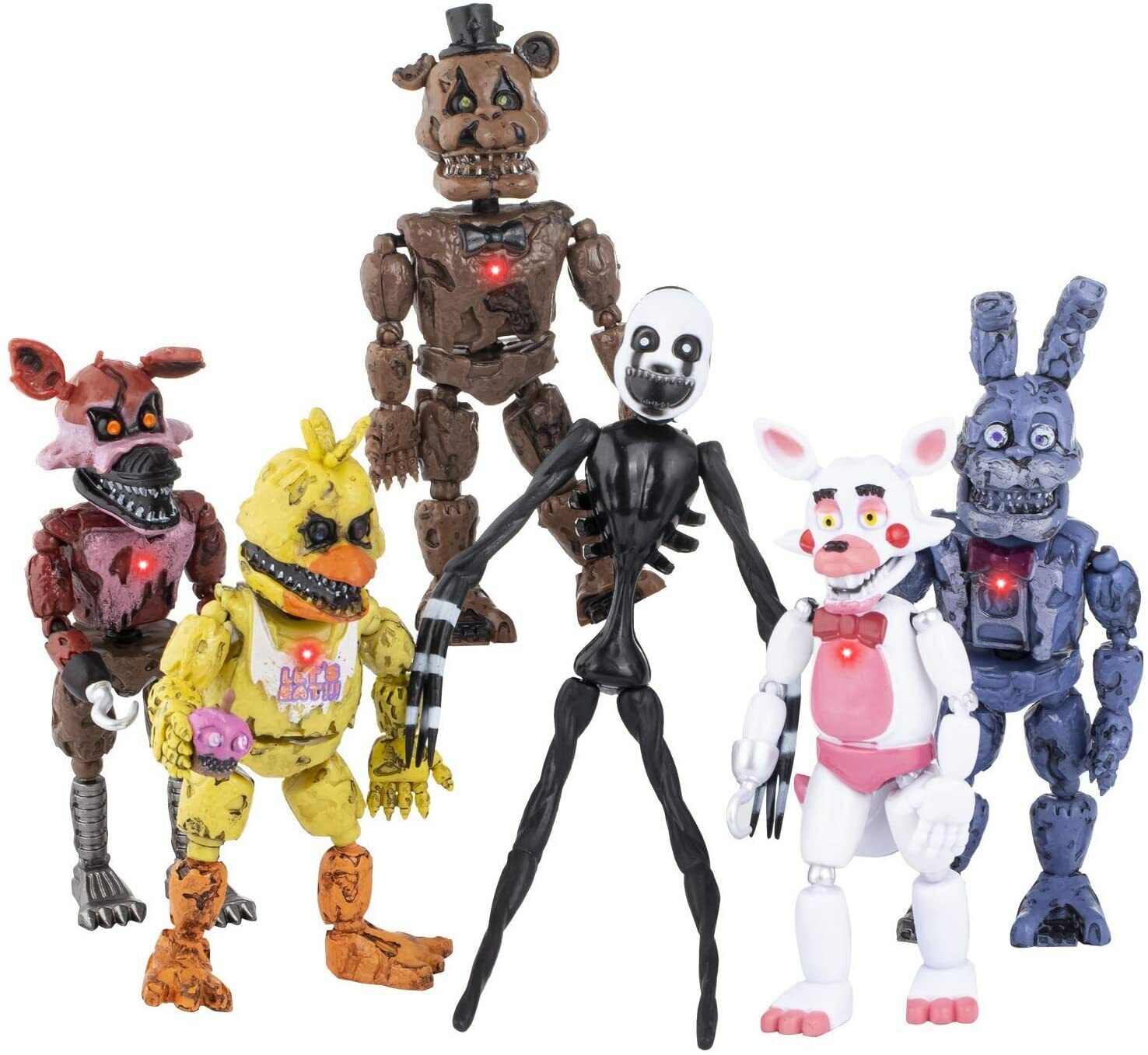 Michellecmm 6PCS A Set Fnaf Five nights at freddy's #39;s 10cm