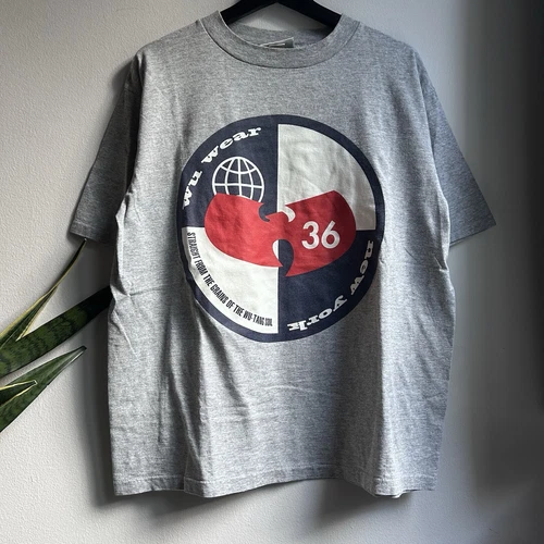 Wu Tang Clan T Shirt Wuip Hop Rap Tee 90s Promo Meth 1990s vintage concert t-shirt, vintage, single stitch, B+ condition