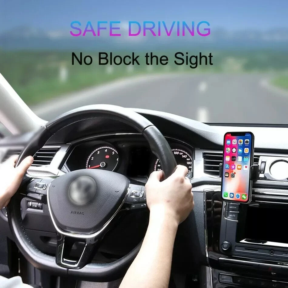 Universal 360 Rotating in Car Air Vent Mobile Phone Holder Mount Bracket Cradle - Image 4 of 4