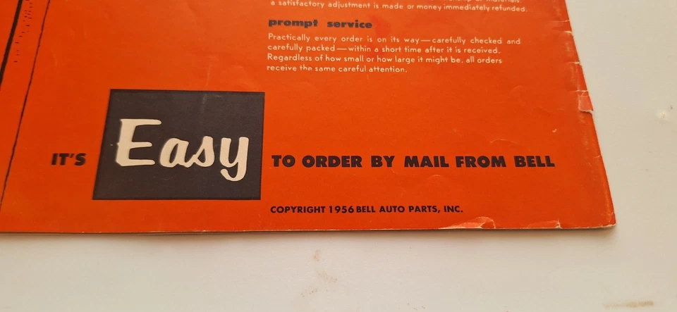 L 1956 Bell Auto Catálogo Vintage Sprint Car Original Hot Rod Ford Drag scta Foto 3 de 4