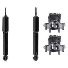 For Nissan Rogue Select 14-15 iD Select Rear Struts & Wheel Hub Assembly Kit