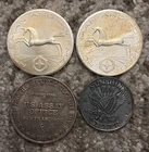 .999 Fine Silver Rounds 1 Half Ounce  And 3 1 Ounce Lot (#793)