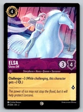 Disney Lorcana Elsa - Gloves Off (Errata Version) 39/204 Regular