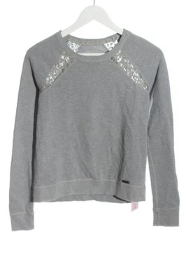 ABERCROMBIE & FITCH Pull ras du cou Dames Pull T EU 36 gris clair - Photo 1/4