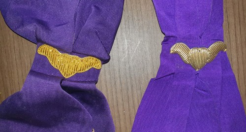RAOB Masonic Regalia -2 x Purple Sash. Leicestershire 1998 ROH - Picture 6 of 17