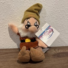 RARE The Disney Store Exclusive 8'' Doc Plush Snow White and The Seven Dwarfs