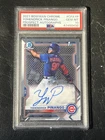YOHENDRICK PINANGO 2021 Bowman Chrome Auto PSA 10 1st