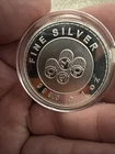 1 Oz Silver Pamp Round