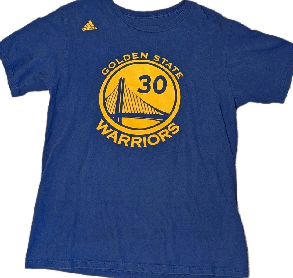 Camiseta Adidas Stephen Curry Golden State Warriors 13 NBA Azul Talla Mediana  Foto 2 de 4