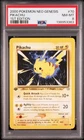 2000 POKEMON NEO GENESIS 1ST EDITION #70 PIKACHU PSA 8
