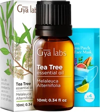 Gya Labs Australian Tea Tree Essential Oil - 0.34 Fl Oz - for Hair, Skin, Diffus