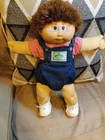 1984 Cabbage Patch Kids Jesmar Spain  Brown Hair Blue Eyes boy Doll