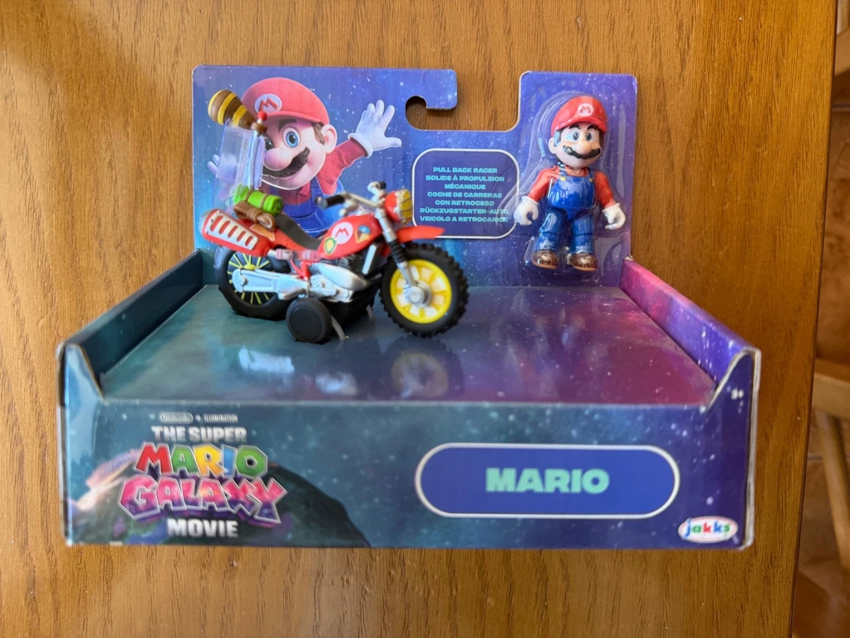 Super Mario Galaxy Movie – Mario com Moto de Corrida – Jakks Pacific