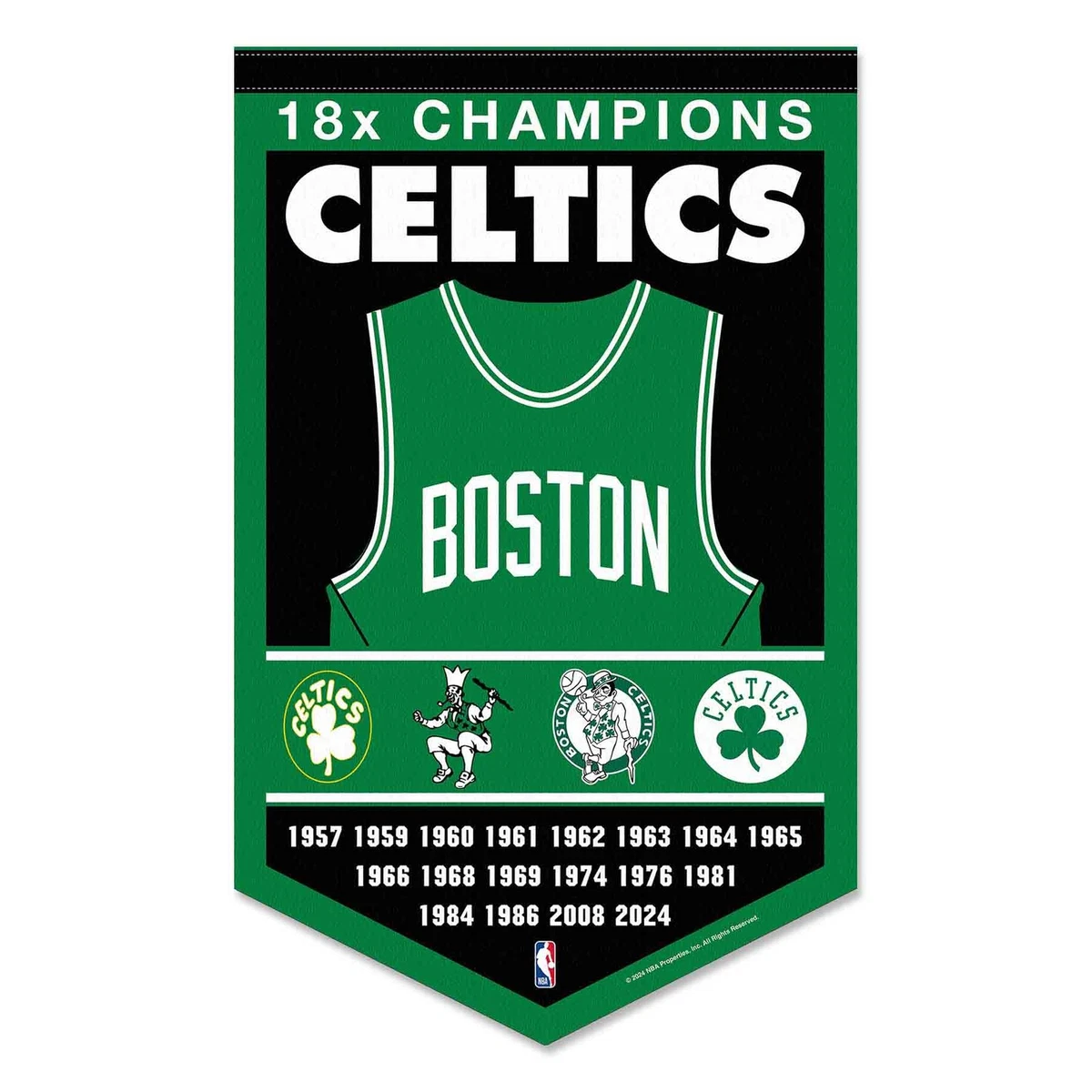 Boston Celtics NBA Banners for sale | eBay