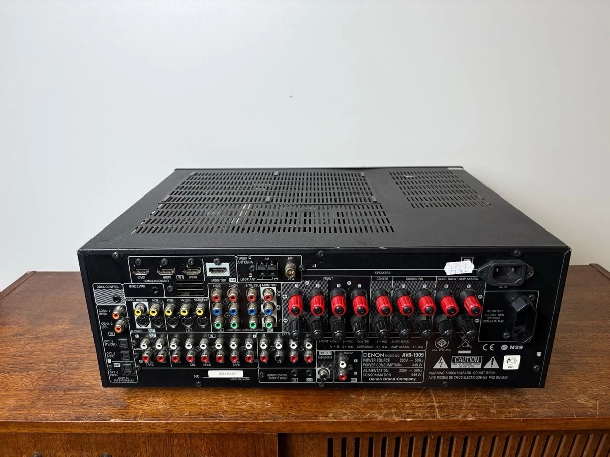 Denon AVR-1909 Stereo Receiver - fur Reparatur oder teile