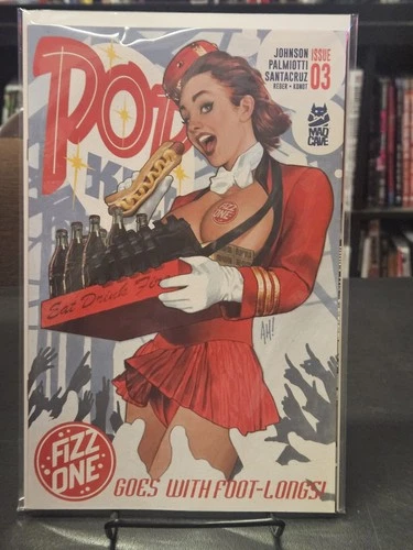 Pop Kill #3 (2025) Cover B Adam Hughes Variant Mad Cave Studios (Mature)