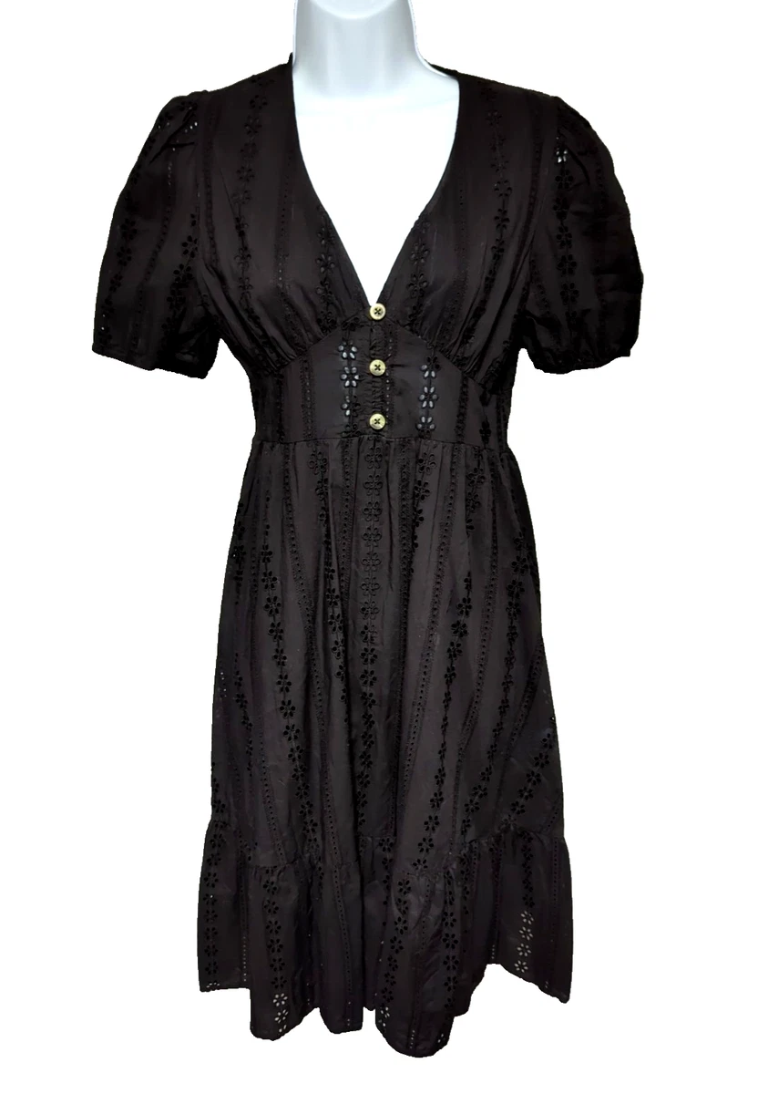 Robe Tube Noire Et Blanche Lipsy - Taille 6, Mini, Sans Manches - Occasion Très Bon état