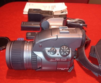 Sony Cyber-shot DSC-D770 1.5MP Digital Camera - Silver for sale