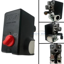 140-175 PSI 4 Port Air Compressor Pressure Switch Control Valve Import Style