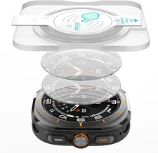2 Pack Samsung Galaxy Watch Ultra 47Mm(2025/2024) Screen Protector,Auto-Alignmen