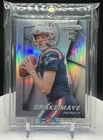 Drake Maye Silver Prizm Flashback Rookie Card