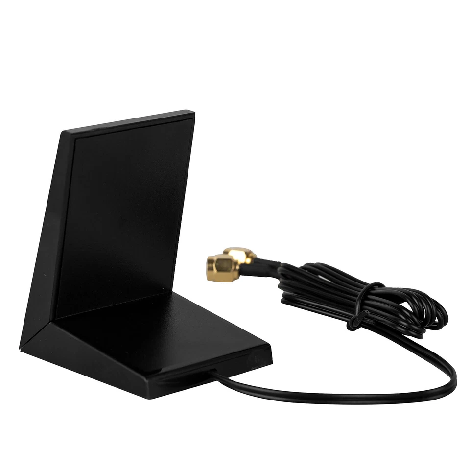 PC WiFi Wireless Antenna Rotatable Aerial Panel RP-SMA Male Cable Magnetic Stand - Image 2 of 4