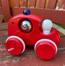 BRIO Vintage 1970s Red Bell Car - Wooden Toy