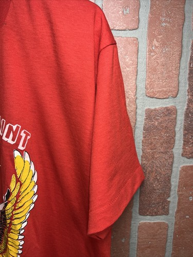 RARE Vintage 90s 1075th Maint Co Yoopers Red Tshirt XL Eagle Army - Picture 3 of 10