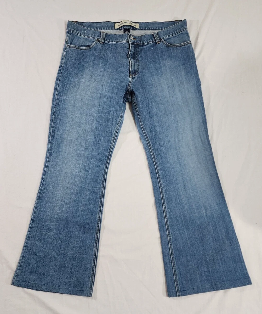 Vintage Y2K Gap Long And Lean Jeans Women 16R (36 X 28) Stretch Medium Wash  